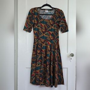 LuLaRoe Fit and Flare Dress M